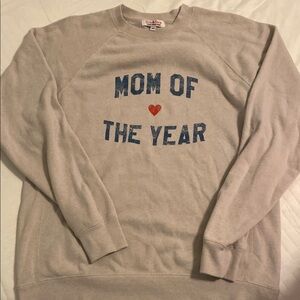 Beige Graphic Sweater